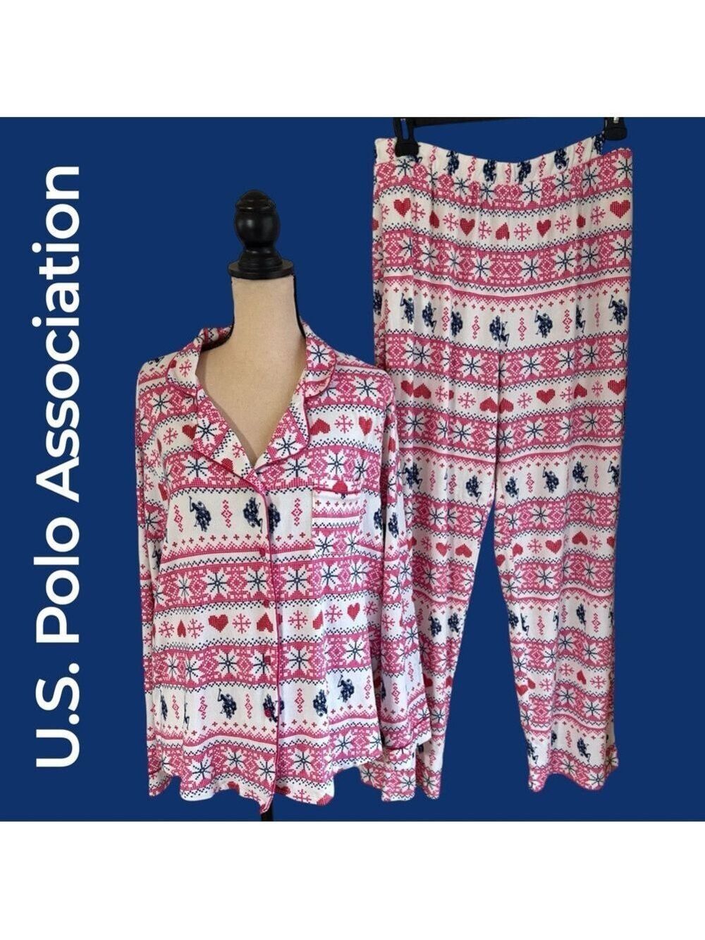 U.S. Polo Assn. Women’s 3X Pajama Set. Super soft! Like new preowned!
